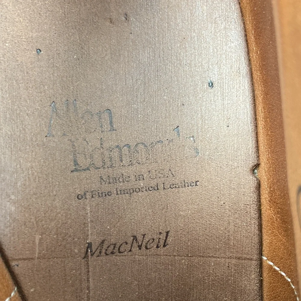 Allen Edmonds Men’s MacNeil Black Leather Wingtip Oxford with Cedar Shoe Trees 9